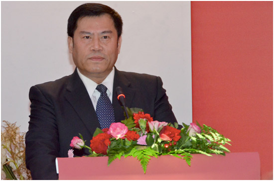 (刘中国董事长发表讲话)
